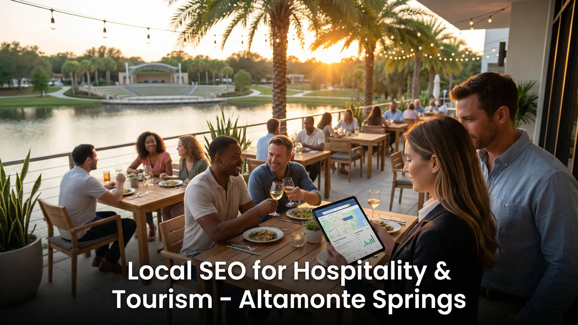 Lifestyle photo of hospitality business in Altamonte Springs optimizing local SEO near Crane’s Roost Park